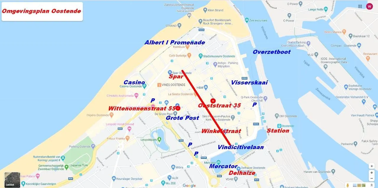 Apartment Vakantieappartement Sauvignon Centrum Oostende Met Garagestaanplaats